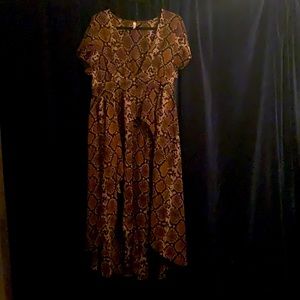 live 4 truth coverlet multi colored " snakeskin print" size large